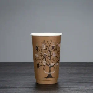 16oz Disposable Kraft Paper Cups