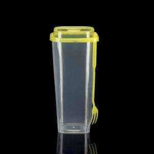 Disposable square bottom PP cup