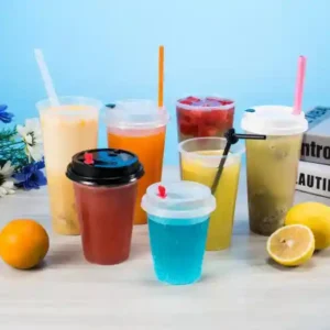 Custom disposable PP cup with lid