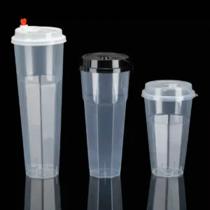 Disposable eight corners bottom PP cup