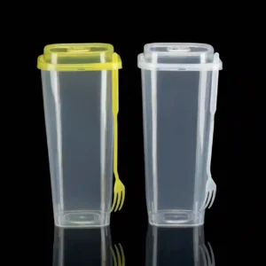 Disposable square bottom PP cup