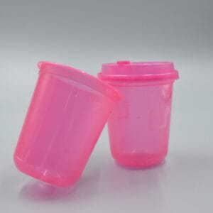 wholesale red PP hot and cold drink cups customization available