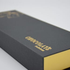 wholesale Flip-top black printed gift box