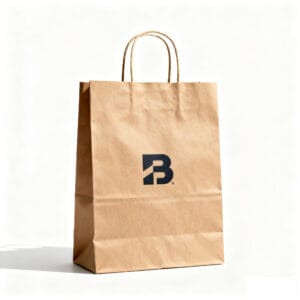 Custom kraft paper bags with logo