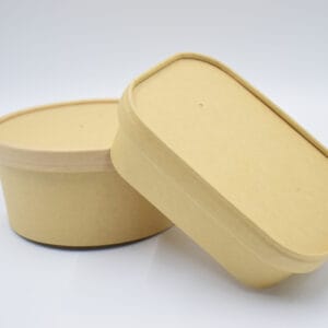 custom kraft paper container wholesale