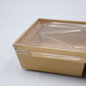 custom kraft paper container for food packaging
