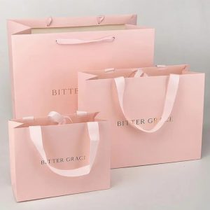 Customized paper gift bags and shopping bags wholesale