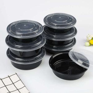 Custom printed plastic bowl food containers