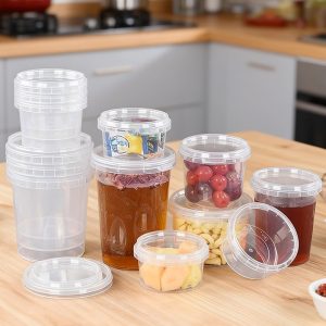 Wholesale custom plastic containers with lids