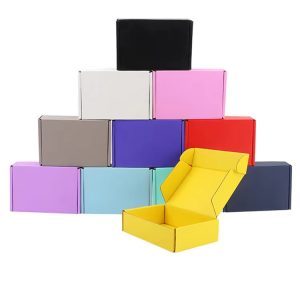 Custom printed corrugated cardboard boxes