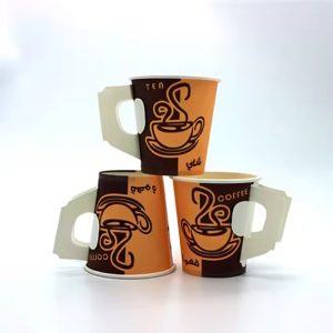 custom paper cups with handles wholesale
