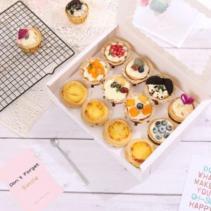 Wholesale kraft and white dessert box
