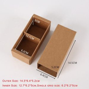 Customizable kraft paper dessert boxes