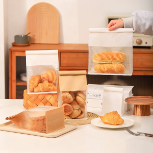 Wholesale kraft paper bread bags