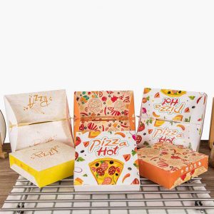 Pizza box color and shape can be customized