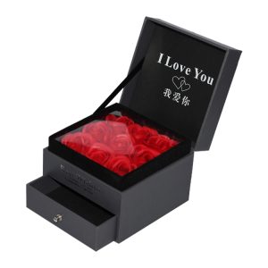 Custom gift box with window