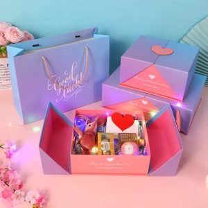 Custom gradient color gift box