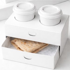 Custom coffee takeaway box wholesale