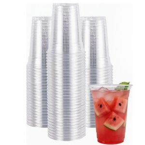 Custom Clear pet cups wholesale