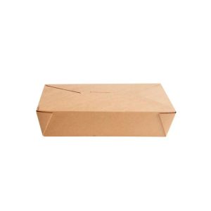 Rectangular kraft paper food containers wholesale