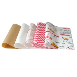 Custom burger wrapping paper