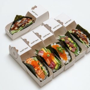 Custom sushi taco box wholesale